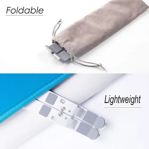 Soporte Aluminio Notebook Macbook Portátil Hasta 15,6'' — foto 3