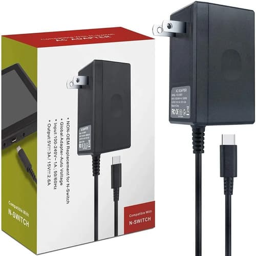 Adaptador Corriente Nintendo Switch Sirve Para Dock 15v 2,6a