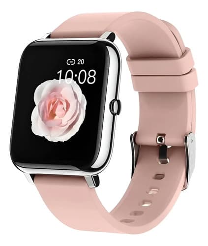 So-p22 Smartwatch Mujer Hombre Reloj Inteligente Y Impermeable Ipx7 Rosa