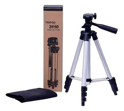 Trípode Profesional Para Celular Cámara Motomo Mo-3110 Negro Negro