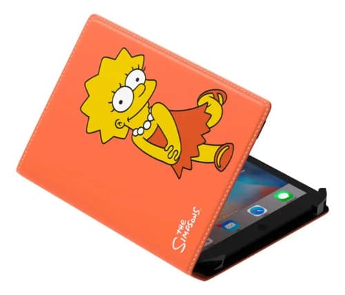 Funda Universal Tablet Simpsons Protector 7'' 8'' Pulgadas Damasco Lisa — foto 2