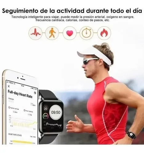 P22 Reloj Inteligente Smartwatch Ip67 Deporte Monitor Salud — foto 2