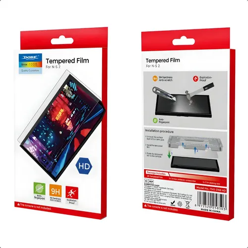 Pack 2 Protectores Pantalla Vidrio Templado Dobe Nintendo Switch 2 9h — foto 3