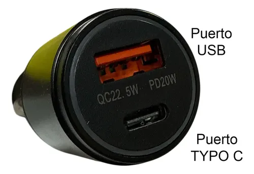 Cargador Auto Joigo Usb C Pd 42.5w Carga Rápida Dual Negro — foto 2