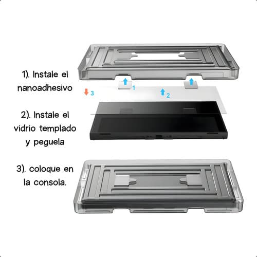 Pack 2 Protectores Pantalla Vidrio Templado Dobe Nintendo Switch 2 9h — foto 6