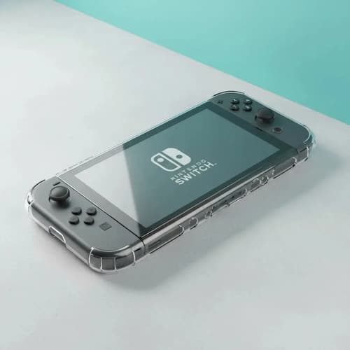 Carcasa Transparente Protectora Compatible Nintendo Switch 2 Blanco — foto 5