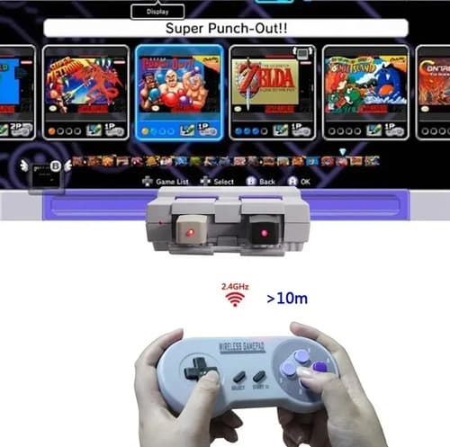 Control Inalambrico Snes Mini Pc Android Raspberry Joystick  Blanco — foto 3