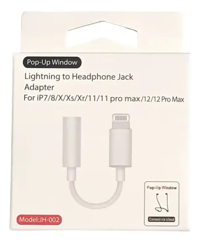 Adaptador Lightning iPhone A Jack 3.5mm Para Audífonos  — foto 3