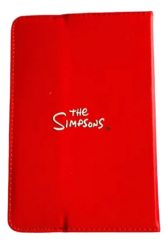 Funda Universal Tablet Simpsons Protector 9'' 10'' Pulgadas Rojo Homero — foto 2