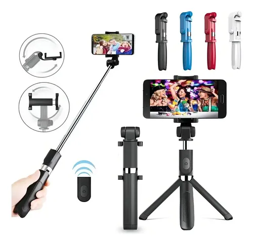 Trípode Motomo Selfie Stick S03 Con Control Negro Negro — foto 3