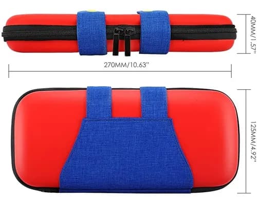Bolso Estuche Case Compatible N Switch Mario Bros V1/v2/oled — foto 3