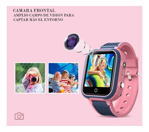 Reloj Smartwatch Lt21-pk Gps Niños C Internet 4g Rosa Rosa/gris Gris — foto 3