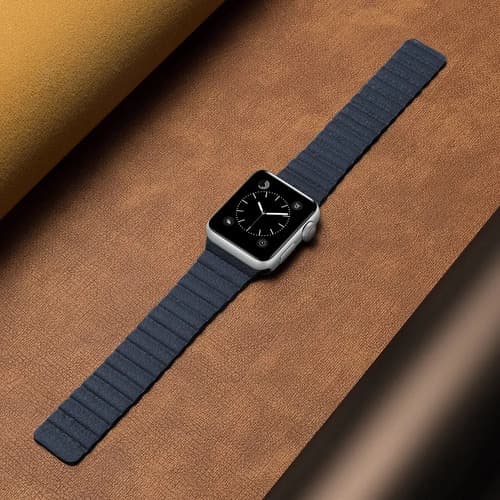 Correa Cuero Magnética Smartwatch Reloj Watch 38 40 42 44 — foto 3