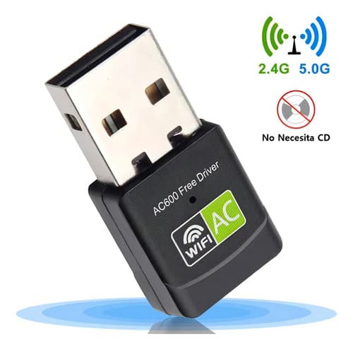Adaptador Wifi Usb 600mbps Audeos Dual Band 2.4g/5g Para Pc Y Notebook Windows — foto 3