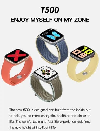 T500 Reloj Inteligente Smartwatch Pasos Salud Cardiaca Ip67 — foto 4