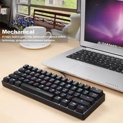 Motospeed Ck61 Rgb Teclado Mecánico 60% Juegos Anti-ghosting — foto 2