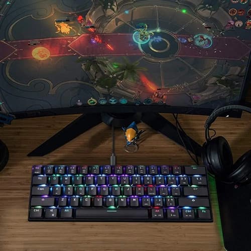 Motospeed Ck61 Rgb Teclado Mecánico 60% Juegos Anti-ghosting — foto 5