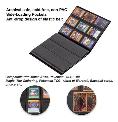 Carpeta Cartas Tcg 360 Bolsillos Mitos Yugioh Magic Pokémon — foto 5