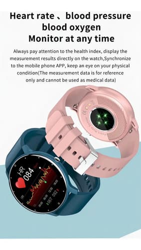 Smartwatch Genérico Zl02, Pantalla Tft Táctil, Correa Deportiva Silicona Negra, Bluetooth, Ip67 Negro — foto 3