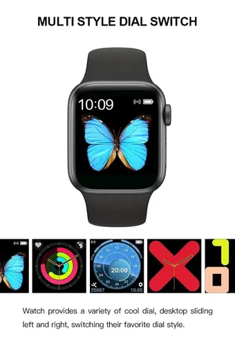 T500 Reloj Inteligente Smartwatch Pasos Salud Cardiaca Ip67 — foto 6
