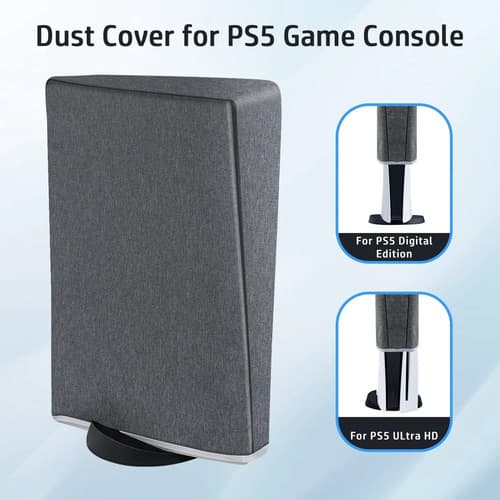 Funda Cobertor Consola Ps5 Vertical Y Horizontal — foto 4
